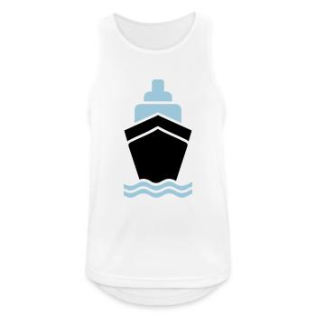 Ship - Men's Breathable Tank Top - white - Front - Nick (188cm)