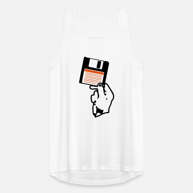 Ich halte dir eine Handdiskette. Männer Tank Top atmungsaktiv