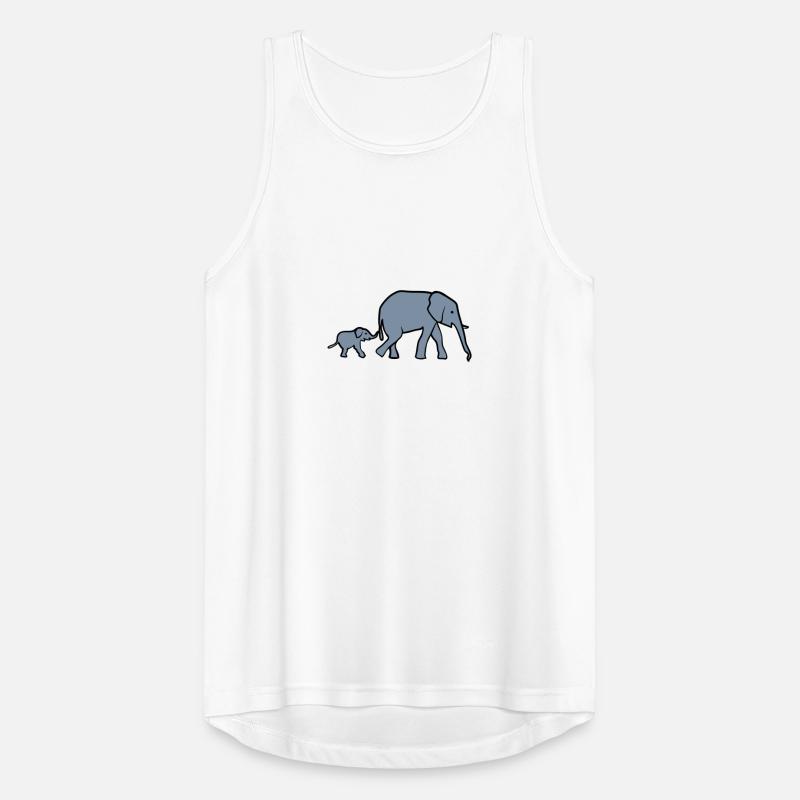 Elefant, Elefanten Männer Tank Top atmungsaktiv