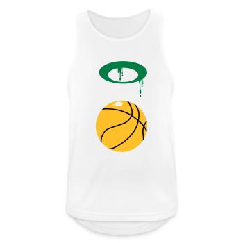 Basket-ball - Débardeur respirant Homme - blanc - Devant - Nick (188cm)