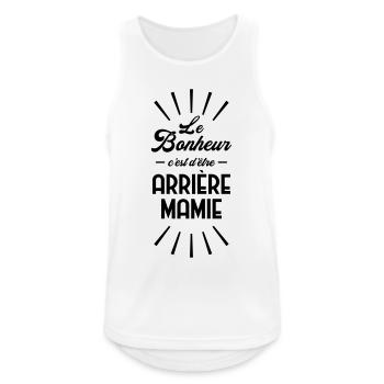 Großmütter / Oma / Mami / Großmutter / Mamy - Männer Tank Top atmungsaktiv - Weiß - Vorne - Nick (188cm)