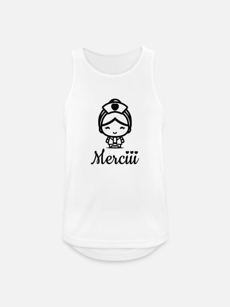 I support nurses - Men's Breathable Tank Top - white