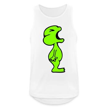 Frog screaming angry angry unhappy angry - Men's Breathable Tank Top - white - Front - Nick (188cm)
