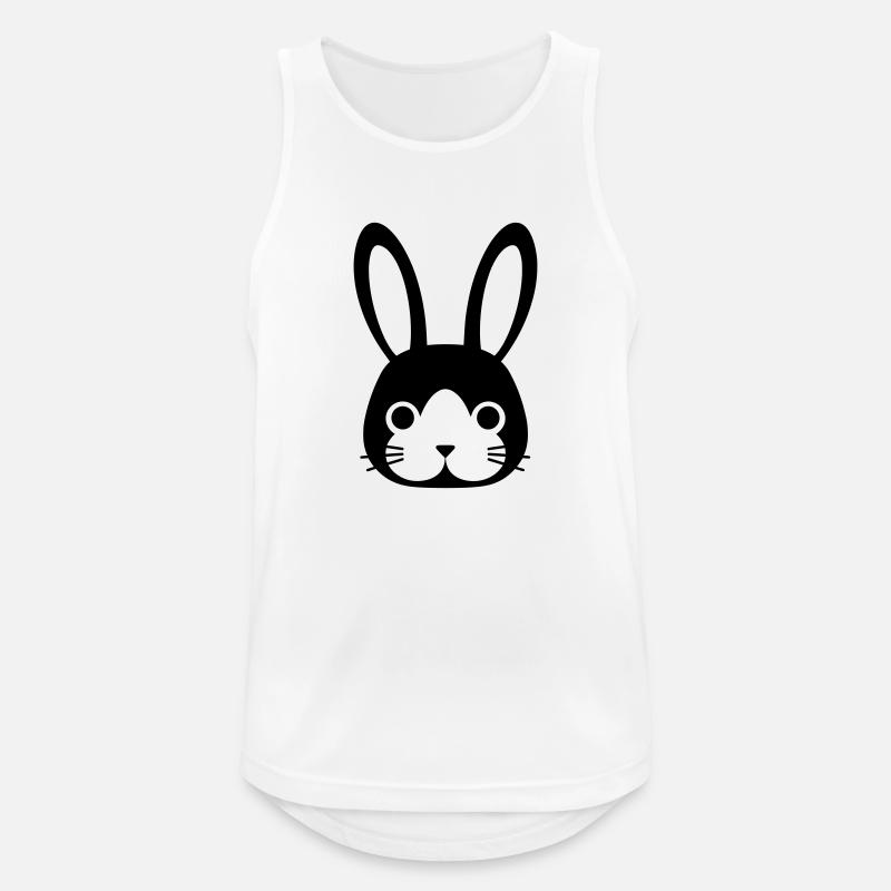 rabbit - Men's Breathable Tank Top - white