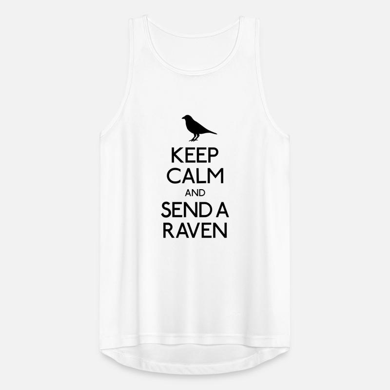 Keep Calm Raven Débardeur respirant Homme