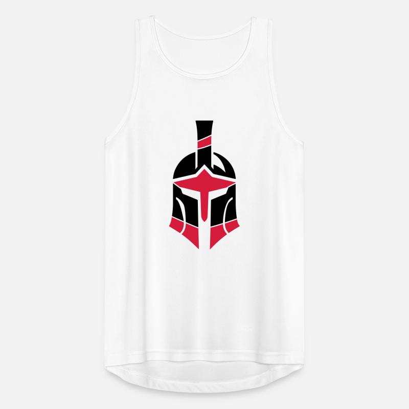 Spartaner Helm Logo Gladiator Männer Tank Top atmungsaktiv