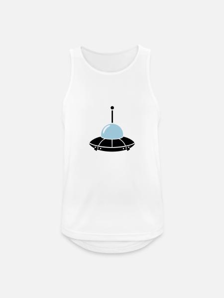 UFO - Men's Breathable Tank Top - white