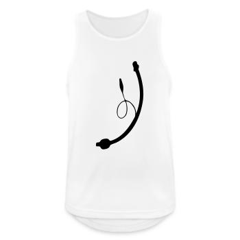 Endotracheal tube - Intubation - - Men's Breathable Tank Top - white - Front - Nick (188cm)