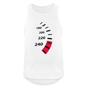 highspeed_design - Men's Breathable Tank Top - white - Front - Nick (188cm)
