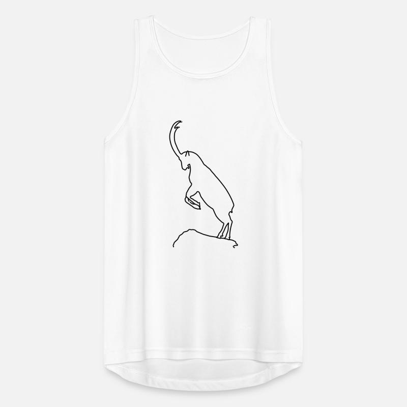Steinbock Männer Tank Top atmungsaktiv
