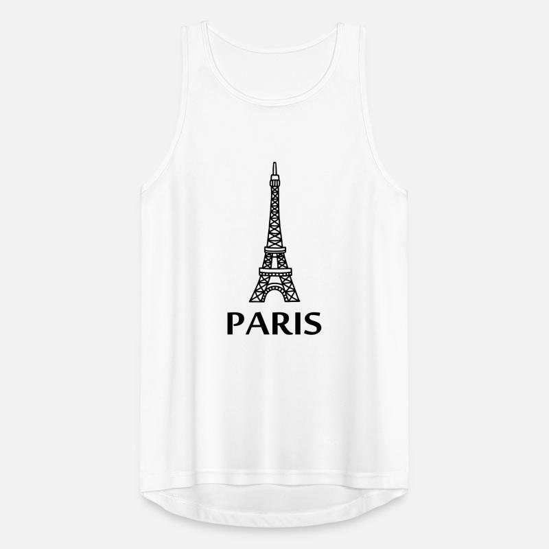Paris - Eiffel Tower Men's Breathable Tank Top