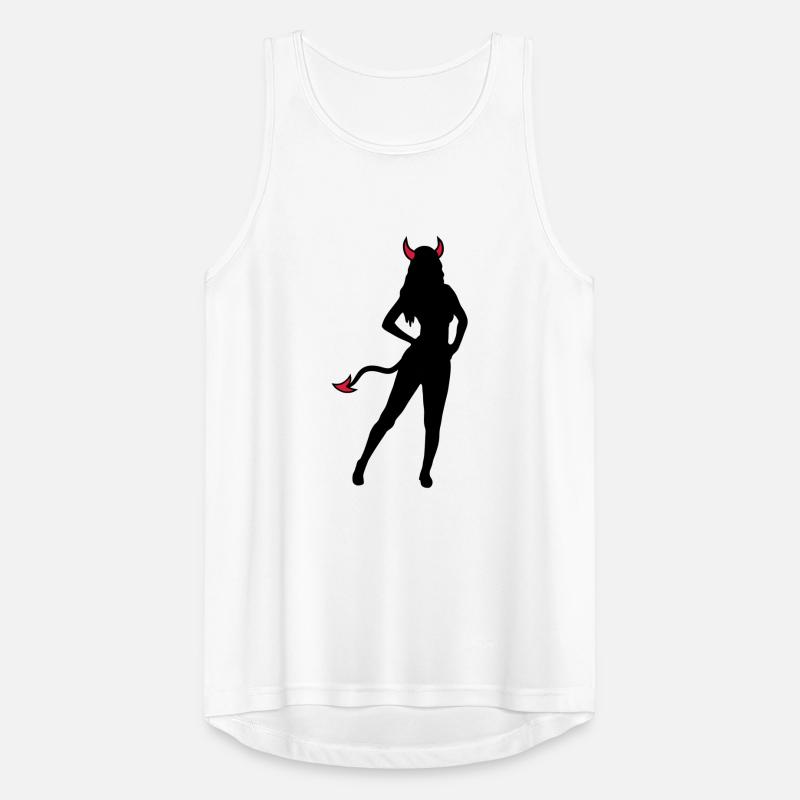 Devil Hot Girl Men's Breathable Tank Top