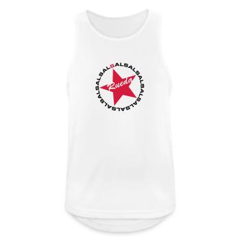 salsalsalsalsa - Men's Breathable Tank Top - white - Front - Nick (188cm)