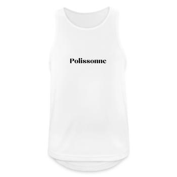 Naughty - Men's Breathable Tank Top - white - Front - Nick (188cm)