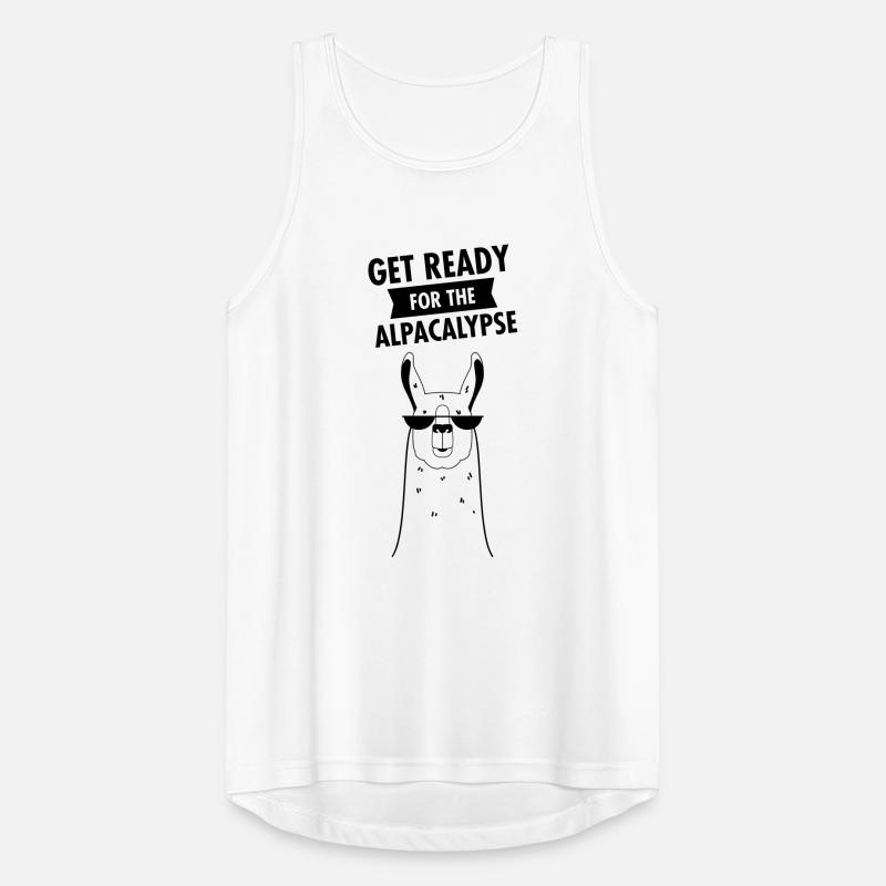 Get Ready For The Alpacalypse Männer Tank Top atmungsaktiv