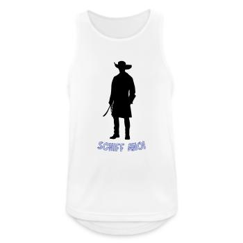 Pirate schiff ahoi - Männer Tank Top atmungsaktiv - Weiß - Vorne - Nick (188cm)