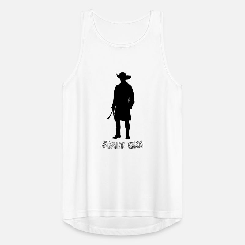 Pirate ship ahoy Men's Breathable Tank Top