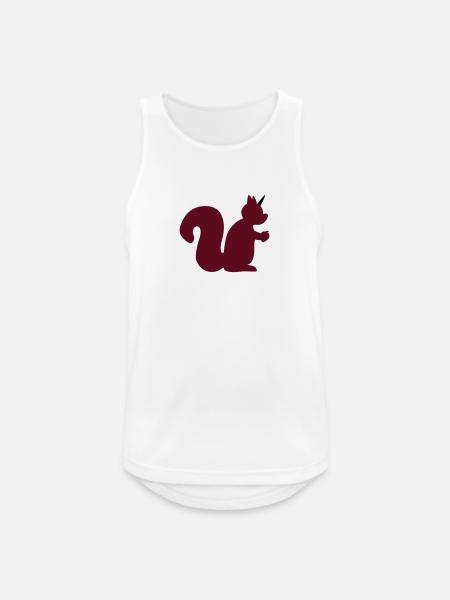 Unicorn squirrel - Men's Breathable Tank Top - white