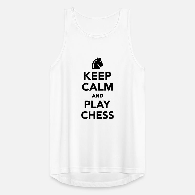 Keep calm and Play Chess Débardeur respirant Homme