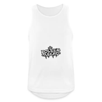 Polterabend Polter Hochzeit - Männer Tank Top atmungsaktiv - Weiß - Vorne - Nick (188cm)