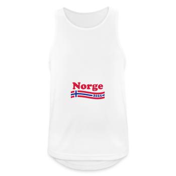Norway 2025 Norway - Men's Breathable Tank Top - white - Front - Nick (188cm)