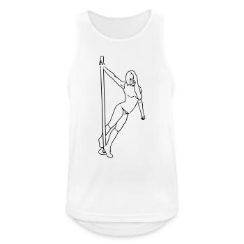 pole dancing - Men's Breathable Tank Top - white - Front - Nick (188cm)
