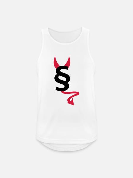 paragraph - Männer Tank Top atmungsaktiv - Weiß
