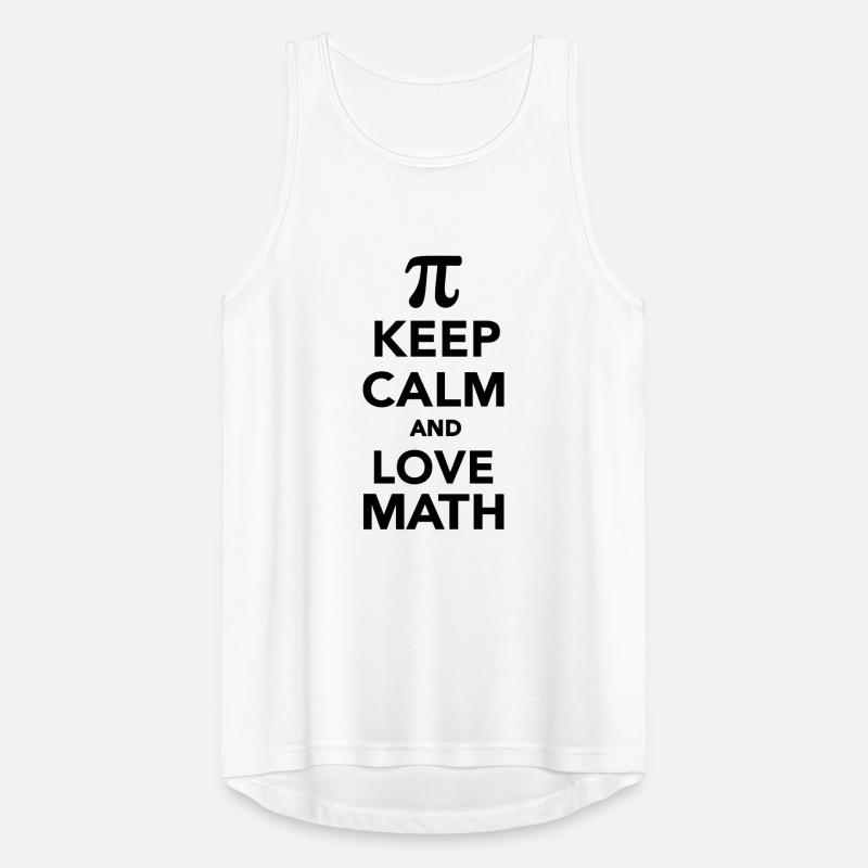 Keep calm and love Math Débardeur respirant Homme