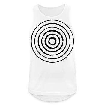 Vintage Vector Circles - Men's Breathable Tank Top - white - Front - Nick (188cm)