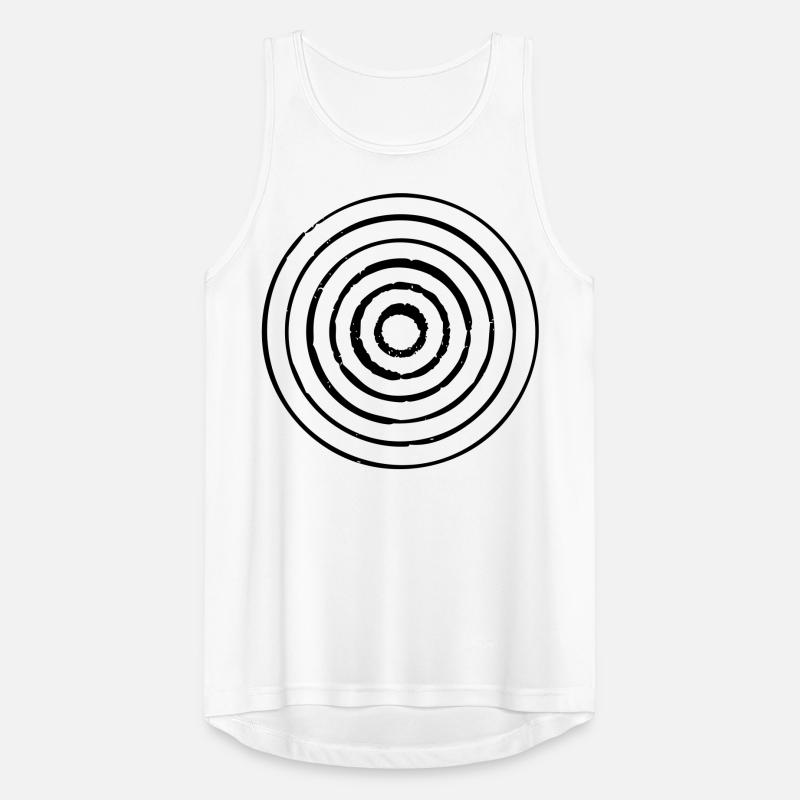 Vintage Vector Cercles Débardeur respirant Homme