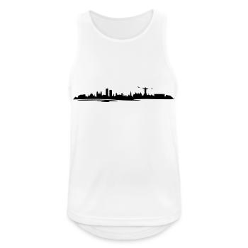 Skyline - Rio de Janeiro - Männer Tank Top atmungsaktiv - Weiß - Vorne - Nick (188cm)