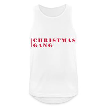 Weihnachten Christmas Gang Team - Männer Tank Top atmungsaktiv - Weiß - Vorne - Nick (188cm)