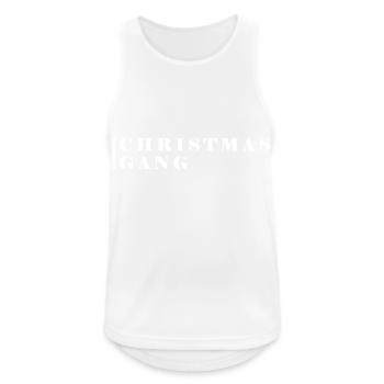Christmas Gang Team Xmas - Men's Breathable Tank Top - white - Front - Nick (188cm)