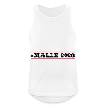 Malle 2023 - Men's Breathable Tank Top - white - Front - Nick (188cm)