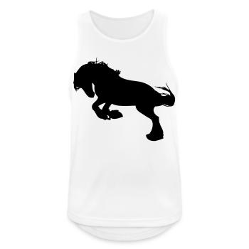 Friese - Männer Tank Top atmungsaktiv - Weiß - Vorne - Nick (188cm)