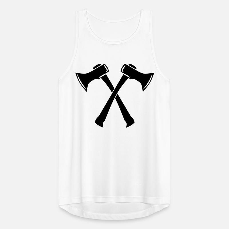 Axe axes lumberjack forest fire 1c Men's Breathable Tank Top