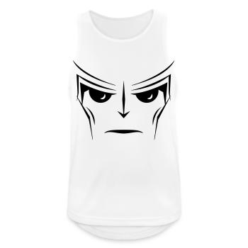 COMIC CARTOON SUPERHELD SUPERHERO - Men's Breathable Tank Top - white - Front - Nick (188cm)