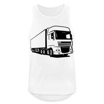 Robot de camion camion - Débardeur respirant Homme - blanc - Devant - Nick (188cm)