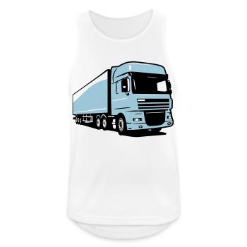 Robot de camion camion - Débardeur respirant Homme - blanc - Devant - Nick (188cm)