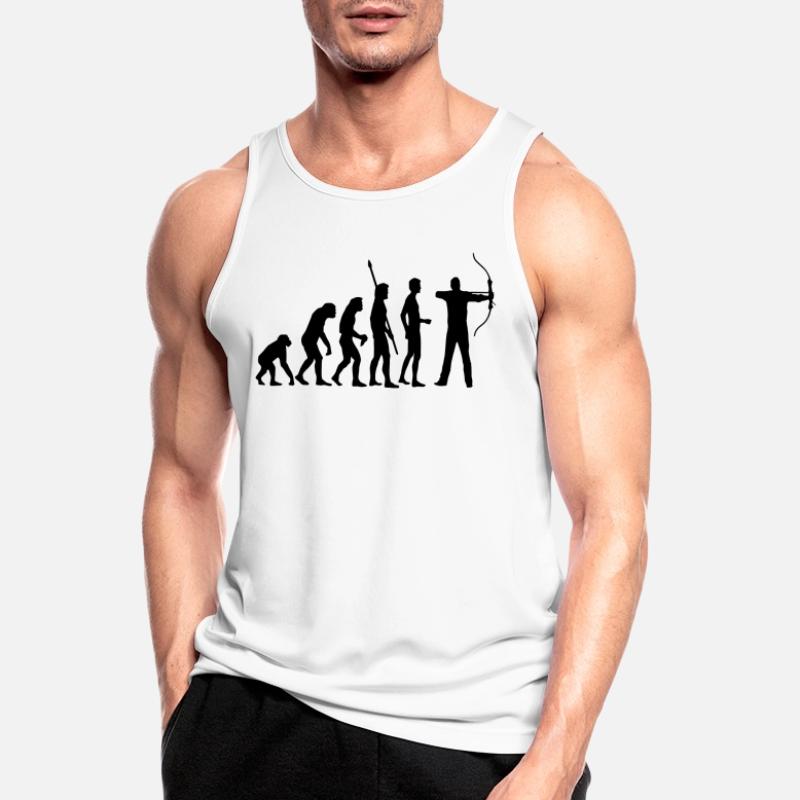 evolution_bogenschiessen Débardeur respirant Homme