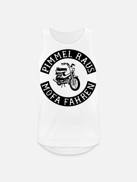 Get out, drive a moped! - Men's Breathable Tank Top - white