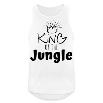 King of the Jungle ! - Men's Breathable Tank Top - white - Front - Nick (188cm)