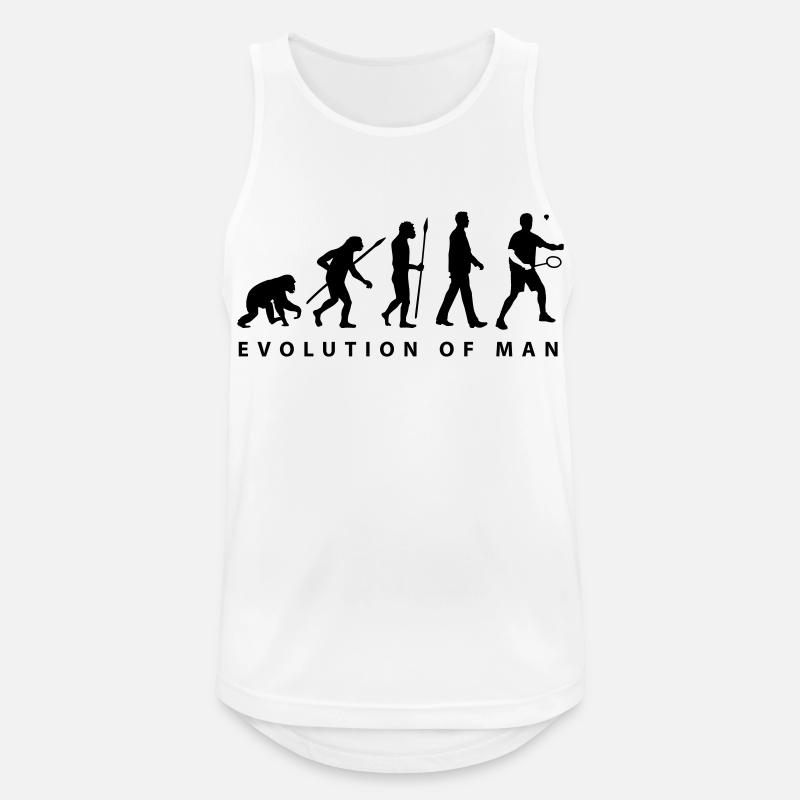 badminton_evolution_02__b_1c - Men's Breathable Tank Top - white