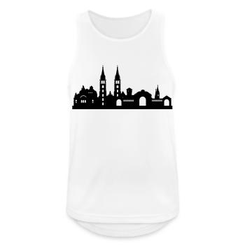 Nuremberg Skyline small - Men's Breathable Tank Top - white - Front - Nick (188cm)