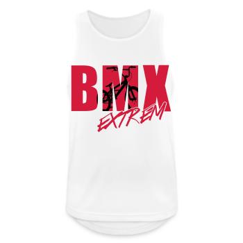 bmx 2_2c - Débardeur respirant Homme - blanc - Devant - Nick (188cm)