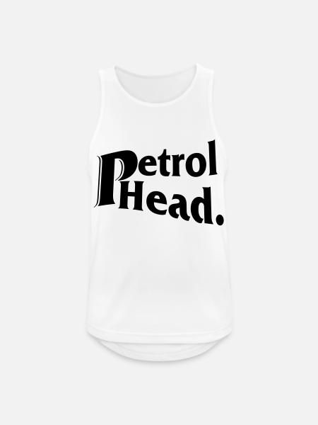 Petrol Head - Männer Tank Top atmungsaktiv - Weiß