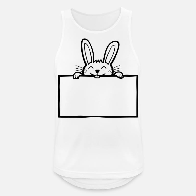 Shield Comic Bunnies - Men's Breathable Tank Top - white