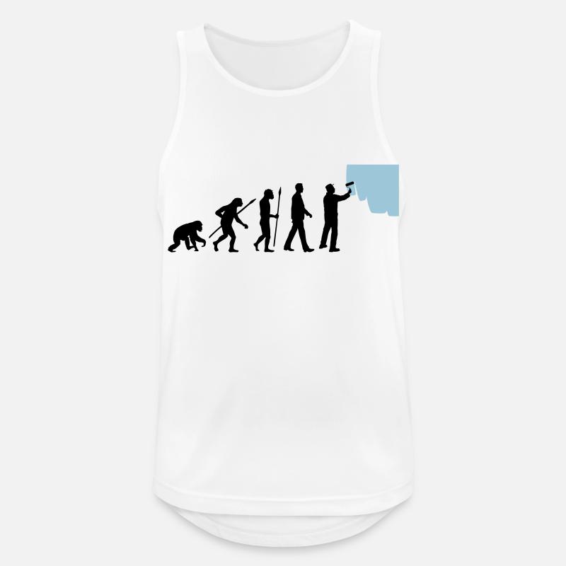 evolution_painters_062012_a_2c - Men's Breathable Tank Top - white