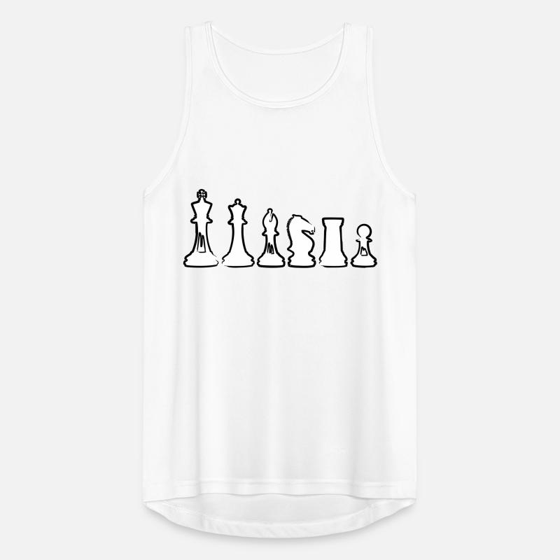 Schach Männer Tank Top atmungsaktiv