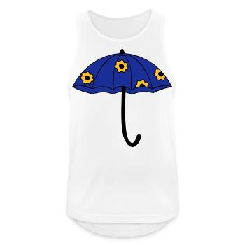 Umbrella - Men's Breathable Tank Top - white - Front - Nick (188cm)
